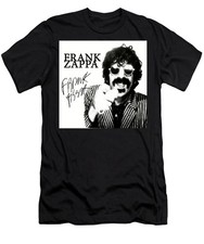 Vtg Frank Zappa Heavy Cotton Black Full Size Unisex Tee Shirt AG93
