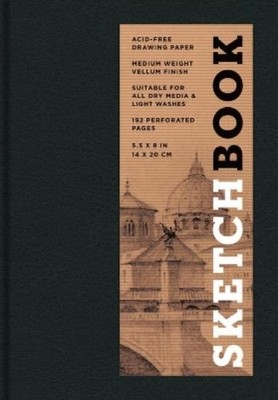 Union Square &  Sketchbook 5.5 x 8'' Black Hardcover Mixed Me (Gebundene Ausgabe)