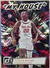 SANIYA RIVERS 2026 WNBA Panini Donruss WNBA #9 My House Laser Sun