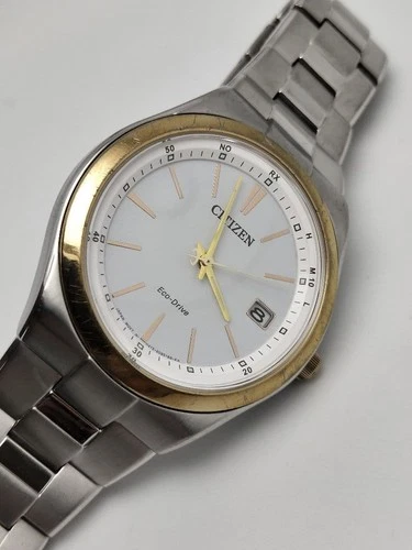 CITIZEN Radio-Controlled Solar Watch Titanium Eco-Drive 10ATM Used - Picture 1 of 3