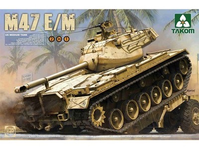 Takom - US Medium Tank M47 Patton E/M 2 in 1 1/35 2072