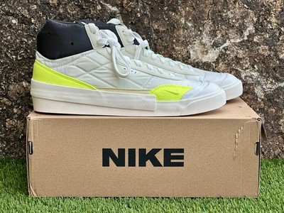 Size 10 - Nike Drop-Type Mid Deconstructed Sneaker White/Alabaster-Black New