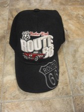 ROUTE 66 MOTHER ROAD EMBROIDERED NEW WITH TAG FITS ALL USA HEADGEAR HAT CAP