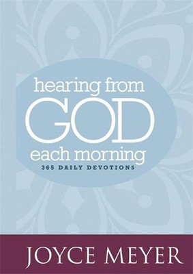 Hearing from God Each Morning: 365 Daily Devotions by Joyce Meyer (English) Hard