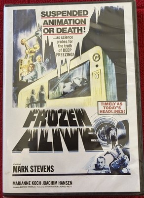FROZEN ALIVE NEW/SEALED 1964 SCI-FI MYSTERY DVD Suspended Animation FREE SHIP!