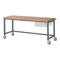 Stier Fahrbare Werkbank Premium Mit 1 Schublade Bxtxh 2000X700X880 Mm