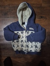 Marvel All Charecters Hulk Ect Hoodie Toddler Sweatshirt Sz 5 T Zip Up Warm Cozy