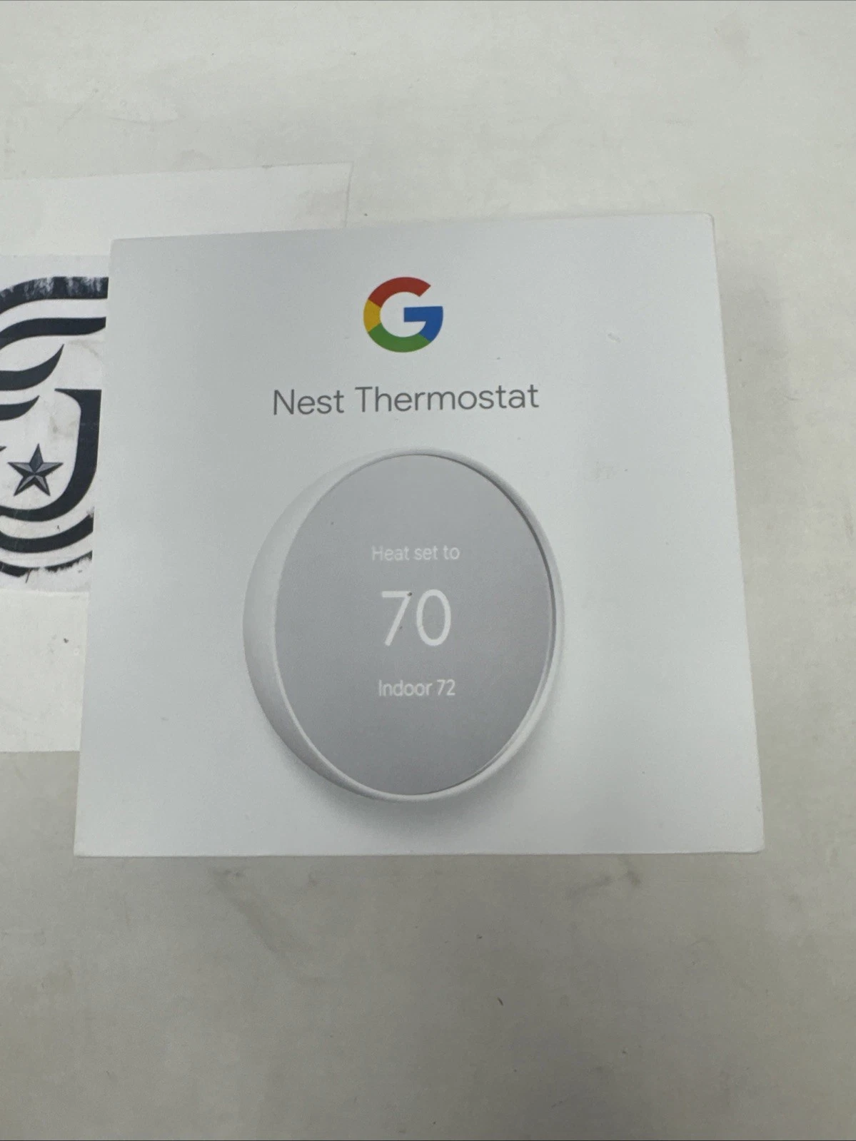 Google G4CVZ Nest Smart Programmable Wi-fi Thermostat - Snow, OBN, OPEN BOX