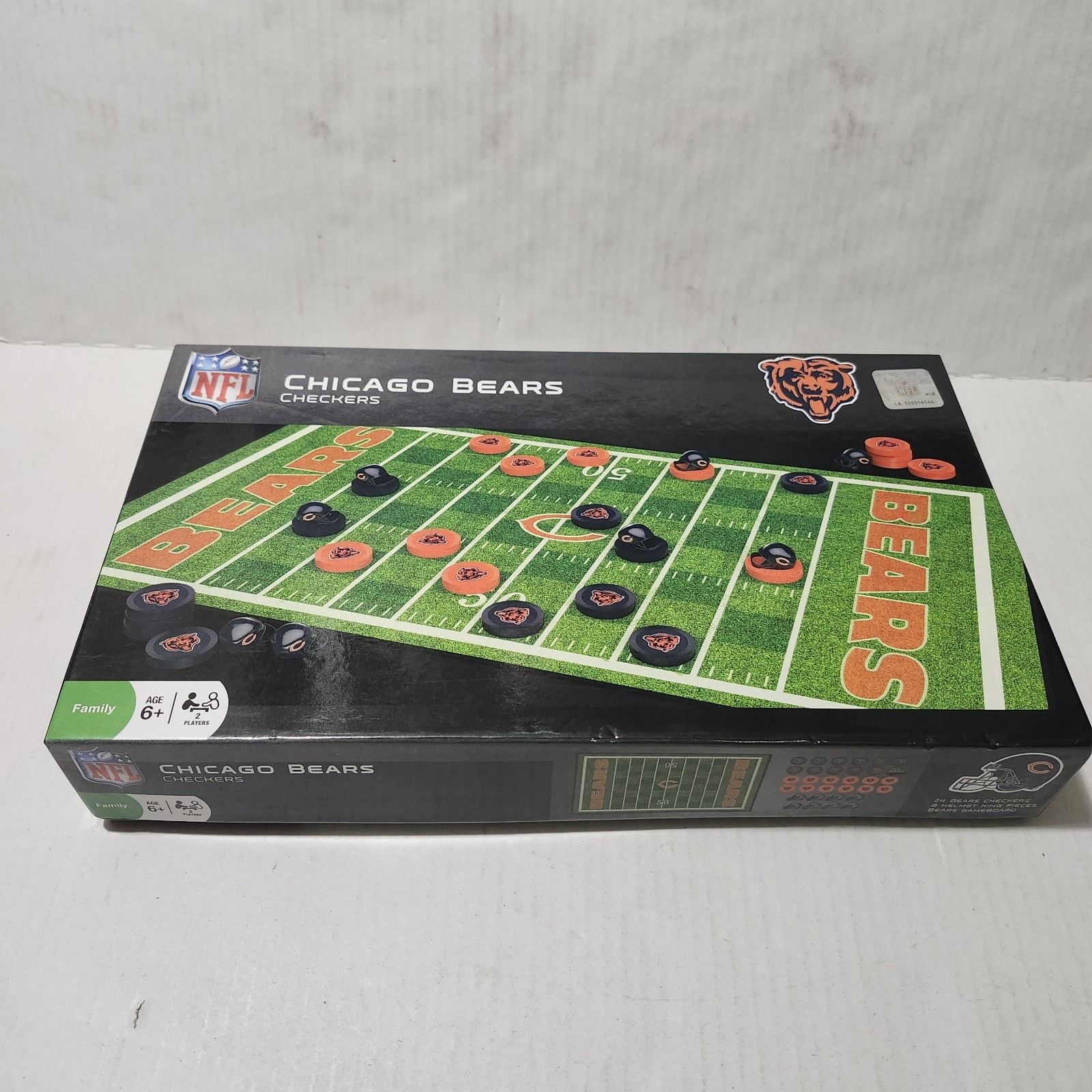 Chicago Bears NFL Checkers Game