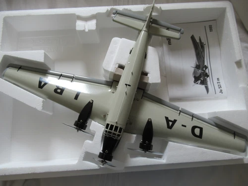 MARKLIN TINPLATE CLOCKWORK JUNKERS JU 52/3 m AIRPLANE No. 19800