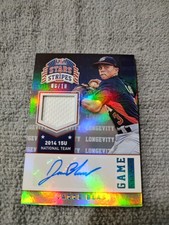 jacob blas 2015 stars & stripes 15U rookie longevity jersey auto arizona #43 /10