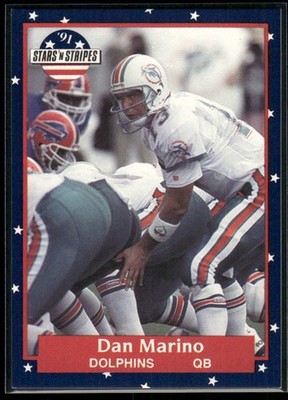 1991 Fleer Stars 'n Stripes Dan Marino Miami Dolphins #40
