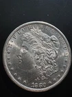 1880-S Morgan Silver Dollar, 90% BU Choice  Family Saved
