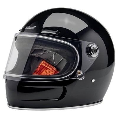Biltwell Gringo SV Helm schwarz glänzend Gr. XL