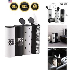 Car Tissue Holder with Facial Tissues Bulk - 4 PK Car Tissues Cylinder with C...