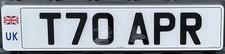 T70 APR Private Registration Cherished Car Number Plate T70 APR **LOOK**