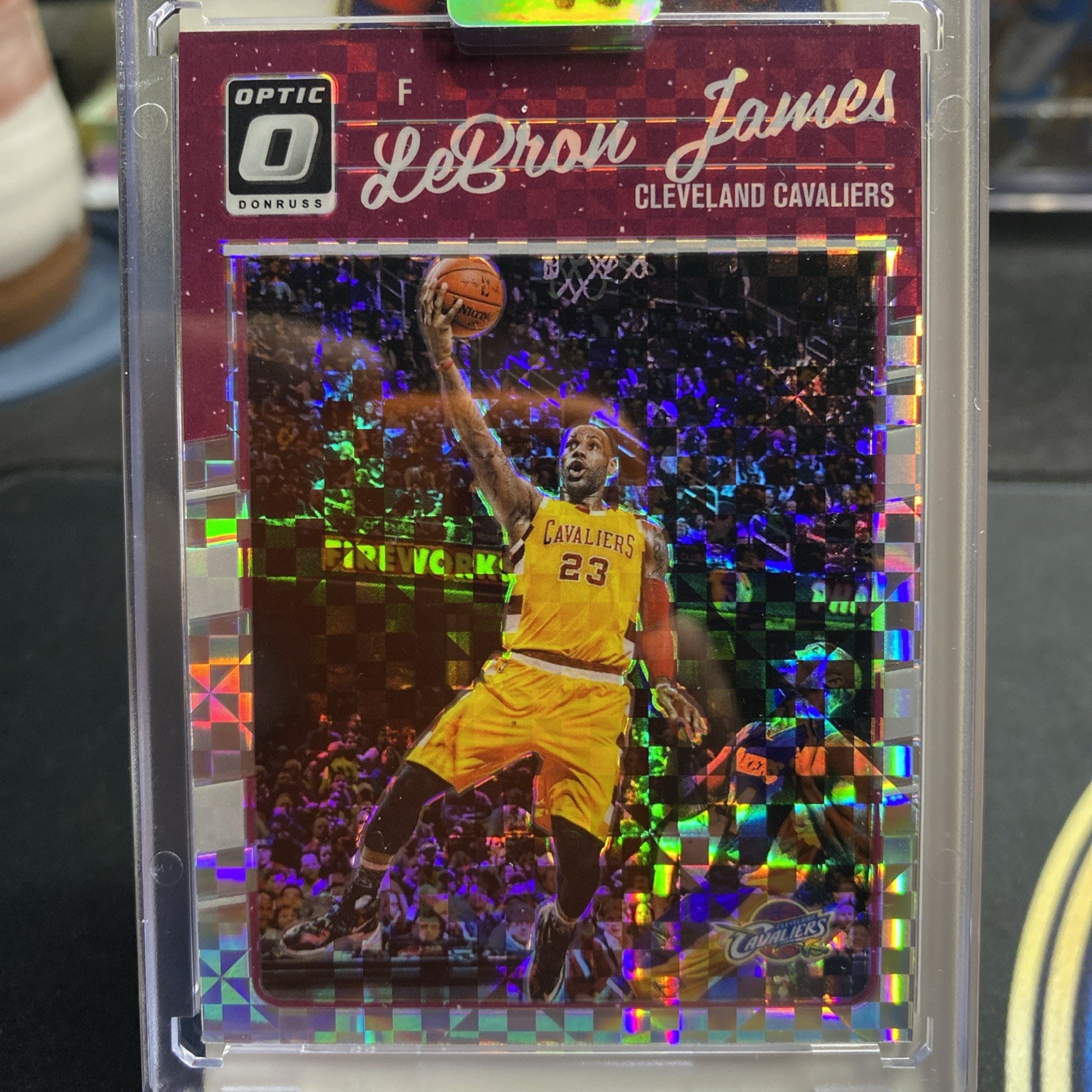 2016-17 Panini Optic - Lebron James - Checkerboard Raw