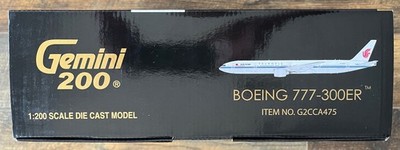 NEW GEMINI JETS 1:200 scale AIR CHINA BOEING 777-300ER G2CCA475 B