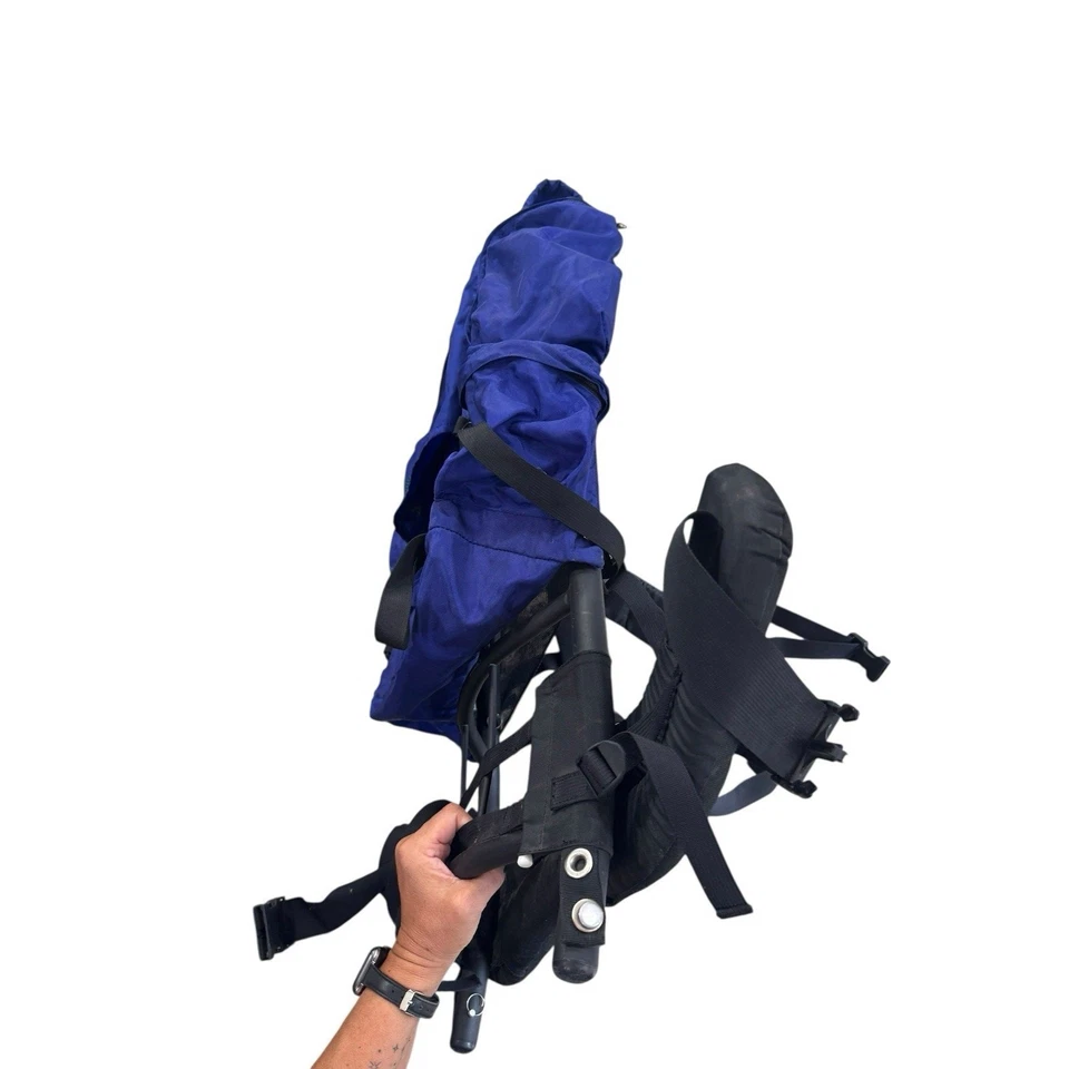 Mochila/senderismo/viaje/mochila con marco externo vintage azul KELTY talla L Foto 3 de 4