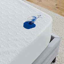 Waterproof Mattress Protector Queen Mattress Pad, Deep Stretchable Pocket Bed...