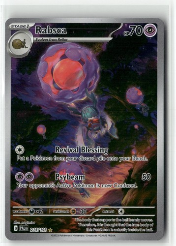 Rabsca 215/193 Illustration Rare Paldea Evolved Pokemon Holo NM