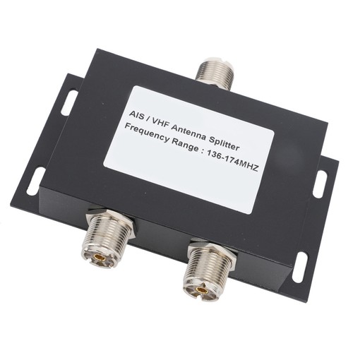 ✈Antennas Power Splitter 2 Ways 136 To 174MHz 100W VHF AIS Antenna Splitter - Zdjęcie 2 z 12