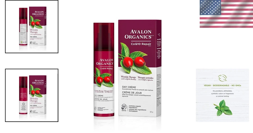 Crema de día clínicamente probada para terapia de arrugas natural, 1,75 oz - Impulso de hidratación Foto 2 de 4