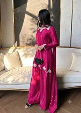 Stylish Look Natural Crap Pink Top Bottom With Dupatta For Traditional Wear