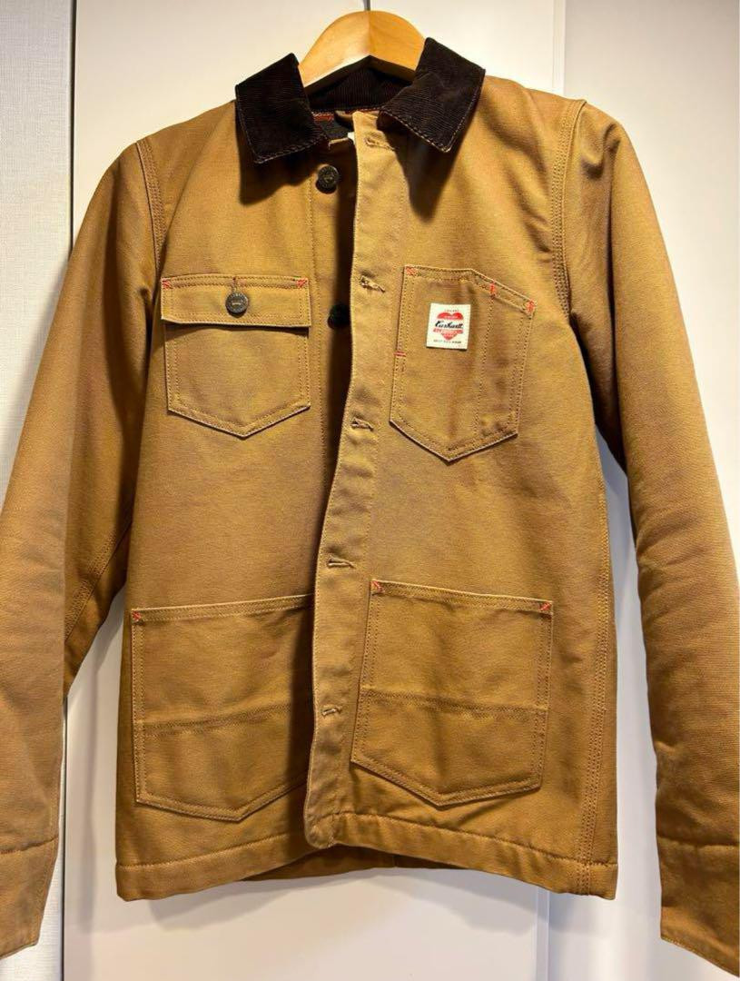 Carhartt Men L Super Japanese Vintage Uk Denim Work Jacket Carhartt Men L Super Japanese Vintage Uk Denim Work Jacket