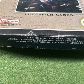 Vintage 1991 NES Nintendo Star Wars Box And Instruction Manual Only