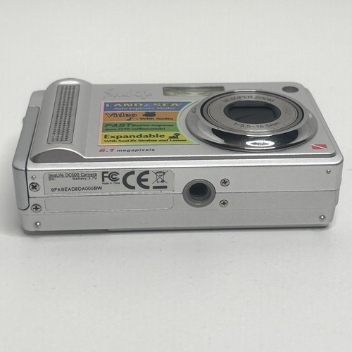 SeaLife DC600 Underwater Digital Camera  - WORKS, BATTERY DOESN’T HOLD CHARGE - Picture 10 of 18