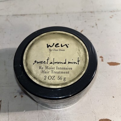 Wen by Chaz Dean Sweet Almond Mint Re Moist Intensive Hair Treatment 2 oz Sealed