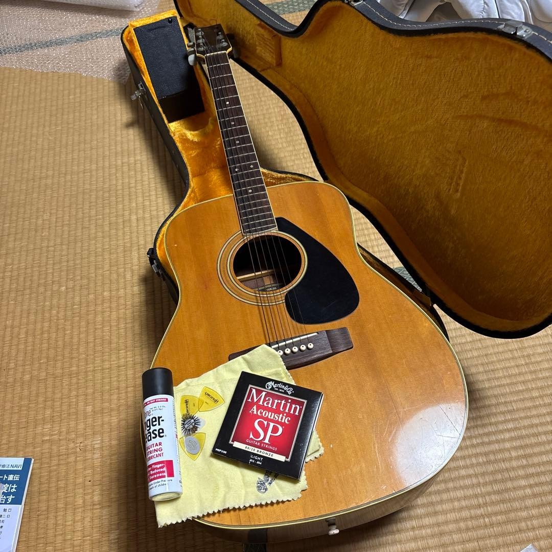 アコースティックギター ケースセット　FG-180 台湾製 ビンテージ　ヤマハ Acoustic guitar case set FG-180 Made in Taiwan Vintage Yamaha | eBay