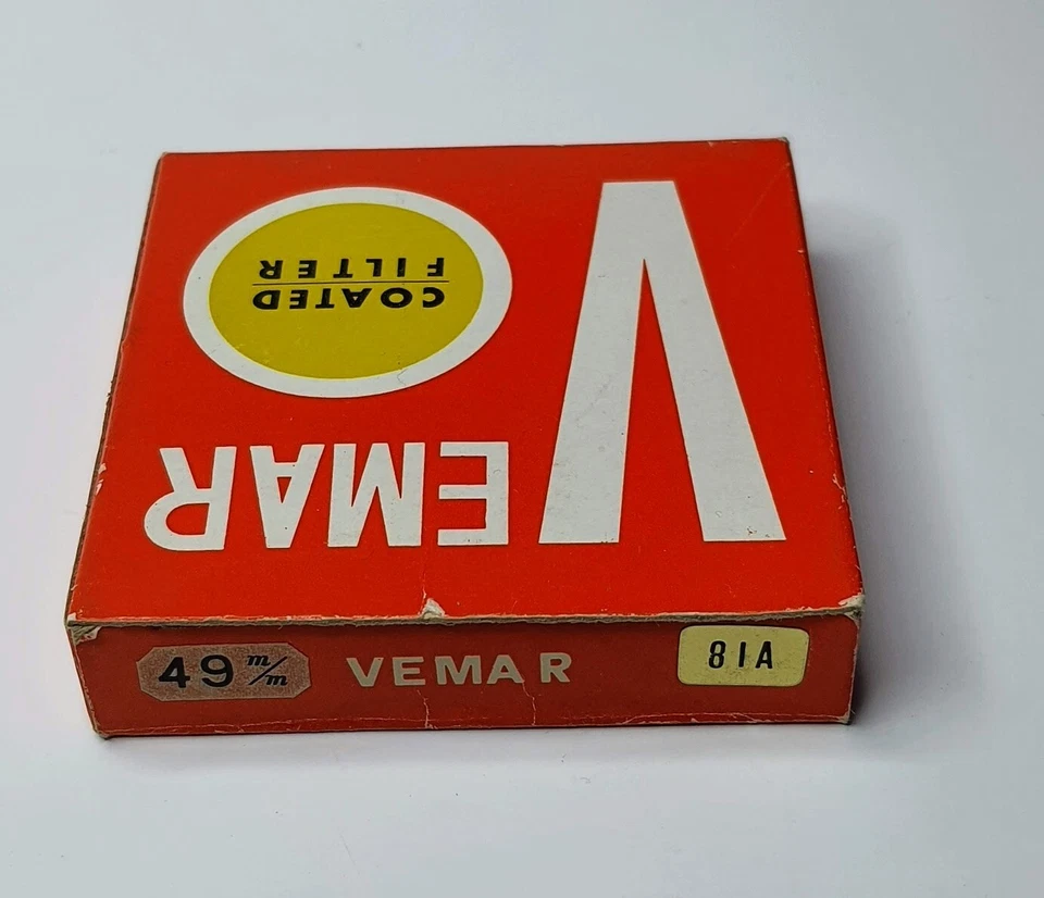Genuine Vemar 49mm 81A 81-A 81 A Color Conversion Glass Lens Filter Japan 49 mm - Image 3 of 3