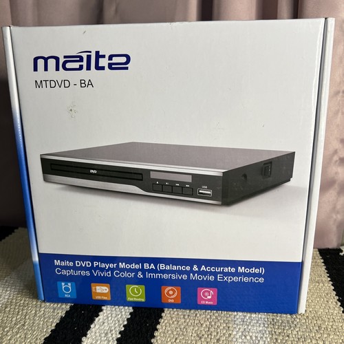 Maite MTDVDBA Region Free DVD Player Black **OPEN BOX** 782947571330