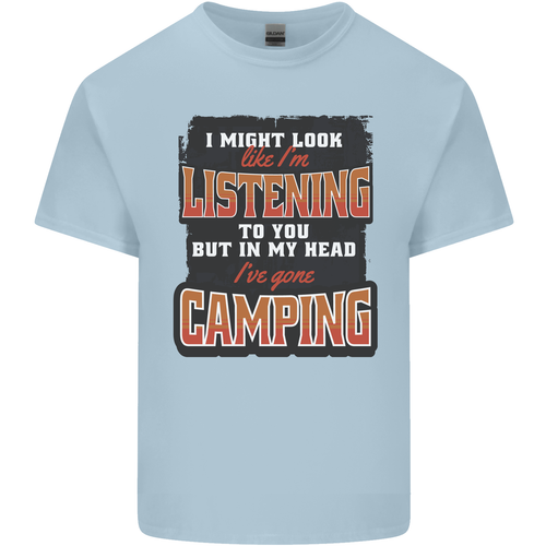 My Head I've Gone Camping Funny Kids T-Shirt Childrens - Picture 9 of 15