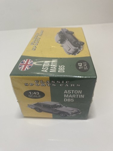 Atlas 1/43 Scale Classic Sports Cars Series Aston Martin DB5 Silver Sealed VGC - Picture 6 of 7