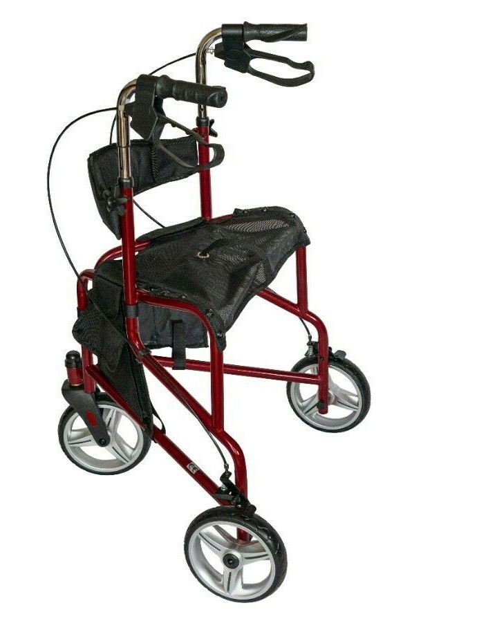 Ultralight Frame TriWalker 3 Wheels Walking Rollator Zimmer Walker