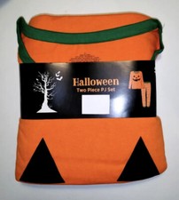 Boy's Halloween Two-Piece Pajama Set - Long Sleeve Top Pants - Size: S 6-7
