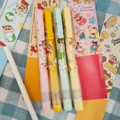 2x Crayon Shin-chan Pen Style Eraser Shiro Dog Cute School Supply