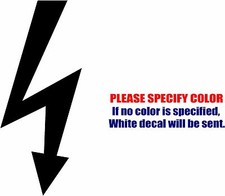 ELECTRIC Symbol 3 Graphic Die Cut decal sticker Car Truck Boat Window Bumper 7"