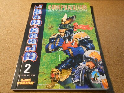Games Workshop Warhammer Blood Bowl Compendium #2 Digest Miniature Magazine!