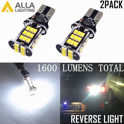 Alla Lighting 2pc 921 30-LED Back Up Reverse Light Bulb Backup Lamps,Xenon White