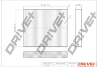 Dr!ve+ Innenraumfilter FüR Ford Kuga I C-Max DM2 1.6 2.0 WA6 2.2 Tdci