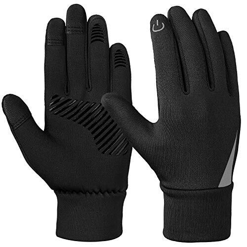 Kids Winter Gloves Back Water Resistant Touchscreen Warm S(4-6 years) Black - Picture 2 of 7