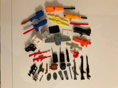 Vintage 1990s G.I. JOE COBRA Loose Action Figure WEAPONS ACCESSORIES PARTS LOT