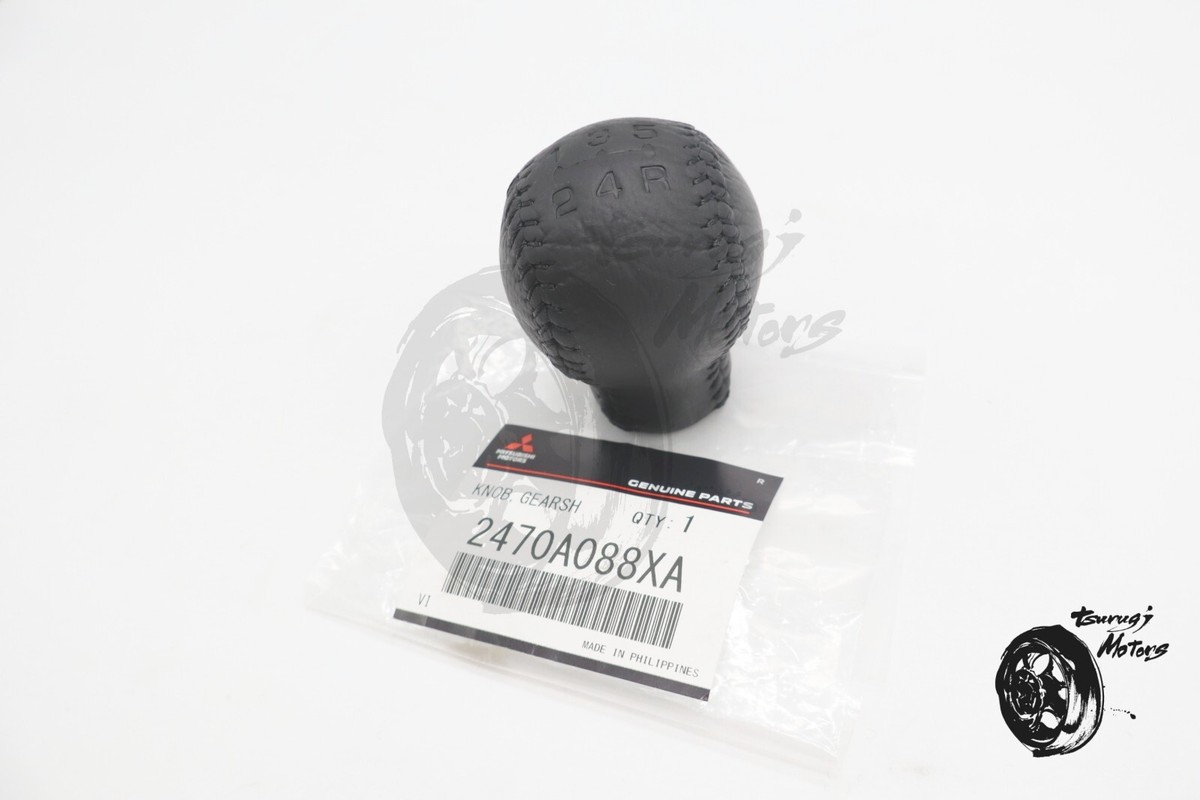 専用　ミッチ様 Mitsubishi OEM Shift Knob Black Stitch Lancer Evolution 10