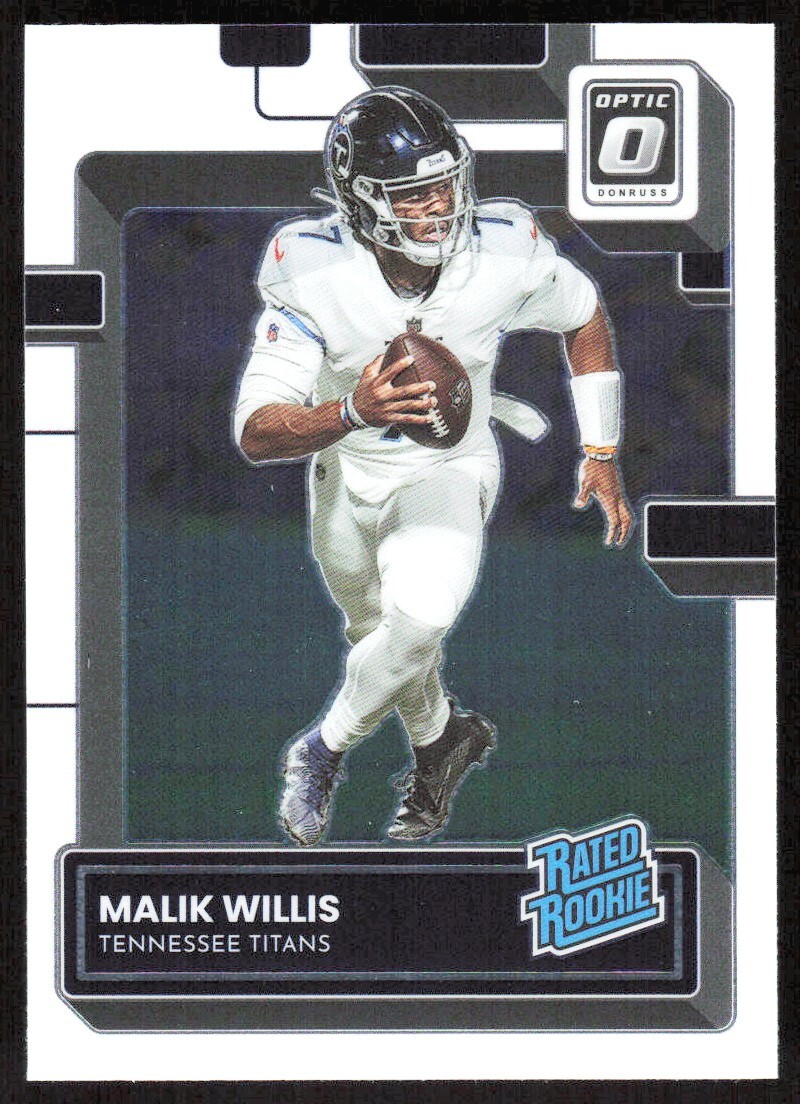 2022 4958A Donruss Optic RATED ROOKIE Malik Willis Rookie Tennessee Titans #203