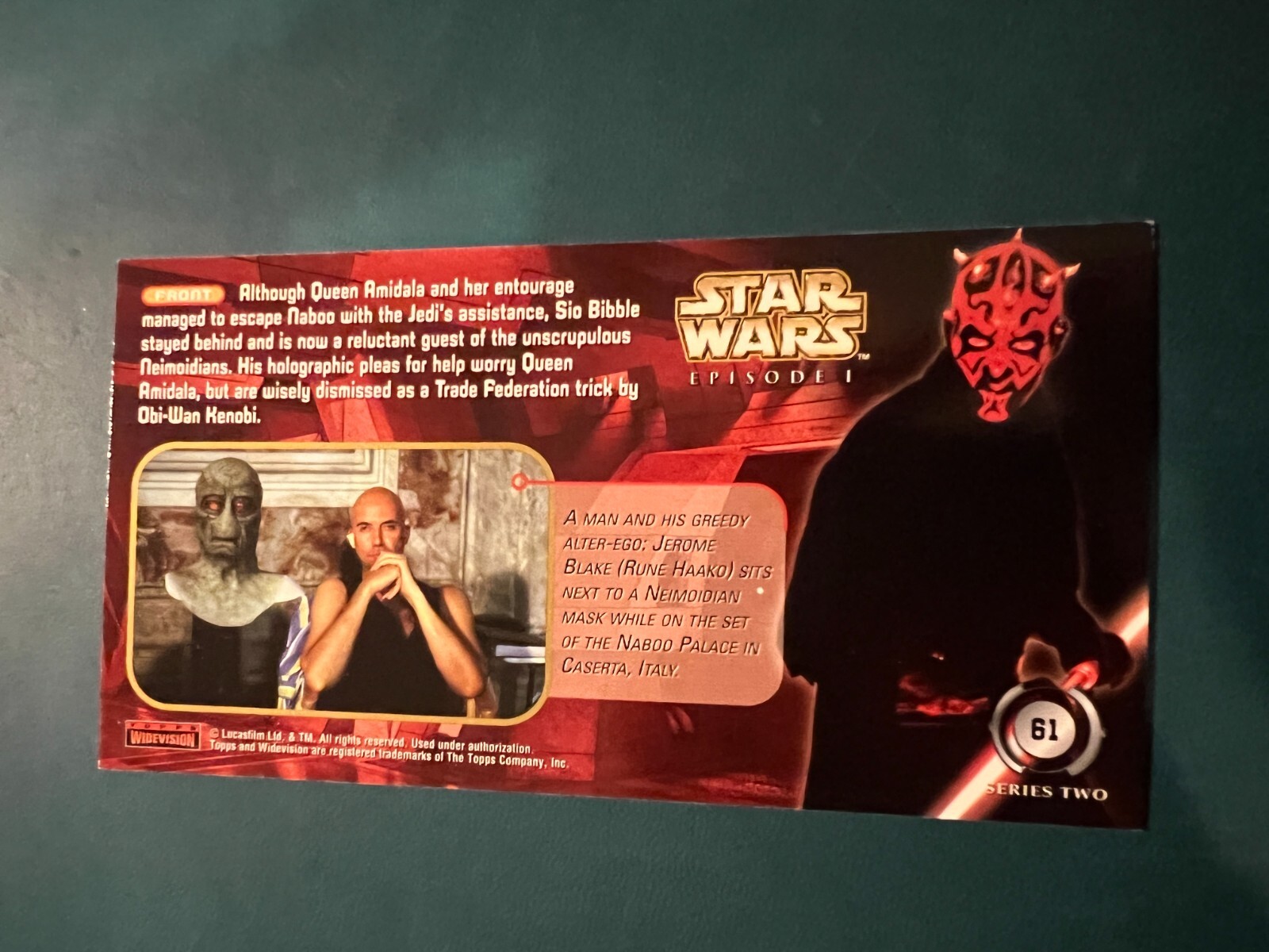 1999 Topps Star Wars Episode I SERIES 1-2 Widevision Complete Your Set U Pick - Picture 293 of 331
