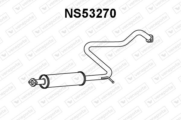 Silencieux intermédiaire Nissan Almera résolvant les fuites de gaz